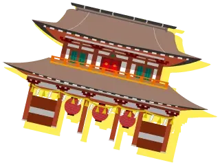 神社本殿アイコン